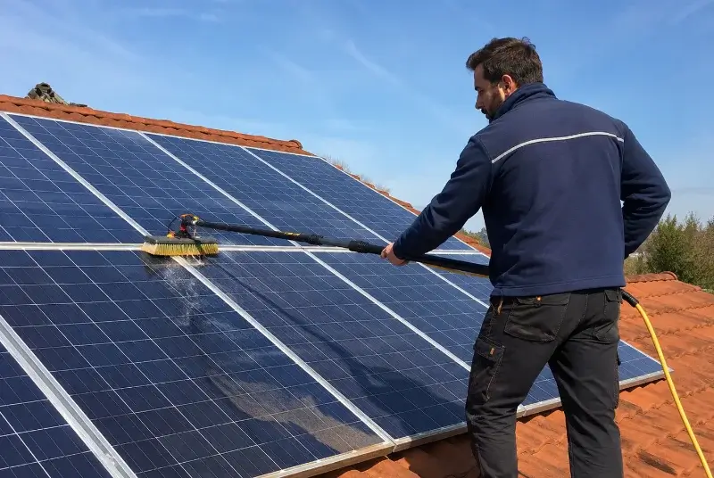 Nettoyage et entretien de panneaux solaires à Espira-de-Conflent
